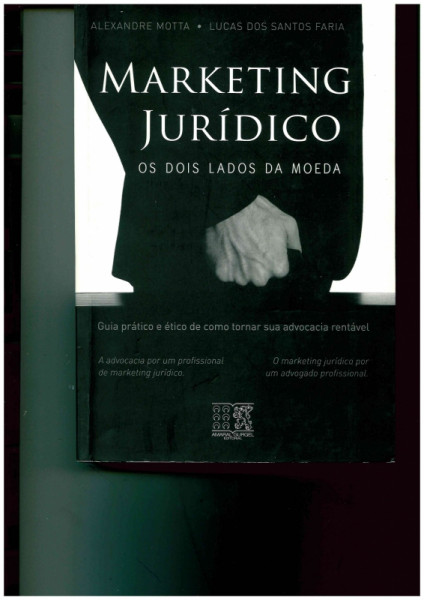 Capa de Marketing jurídico - Alexandre Motta; Lucas dos S. Faria
