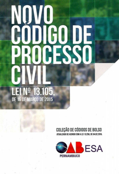 Capa de NOVO CÓDIGO DE PROCESSO CIVIL - OAB ESA
