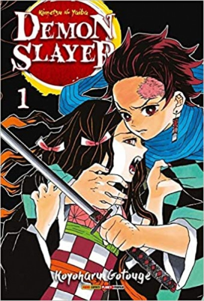 Capa de Demon slayer volume 1 - Koyoharu Gotouge