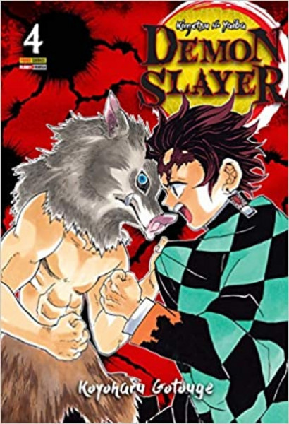 Capa de Demon slayer volume 4 - Koyoharu Gotouge