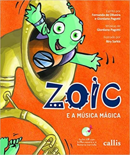 Capa de Zoic e a música mágica - Fernanda de Oliveira