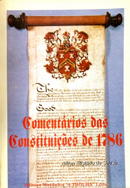 Capa de Comentários das Constituições de 1786 (34) - Ailton Elisiário de Sousa