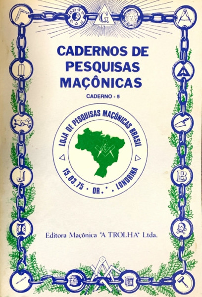 Capa de Cadernos de Pesquisas Maçônicas (05) - 