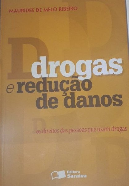 Capa de Drogas e redução de danos - Maurides de Melo Ribeiro