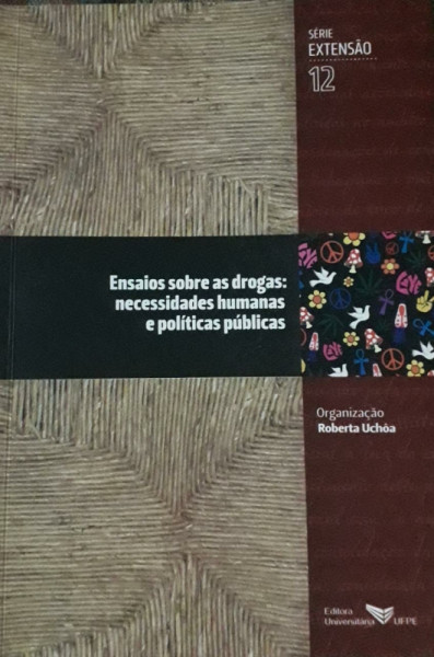 Capa de Ensaios sobre as drogas - Roberta Uchôa (org.)