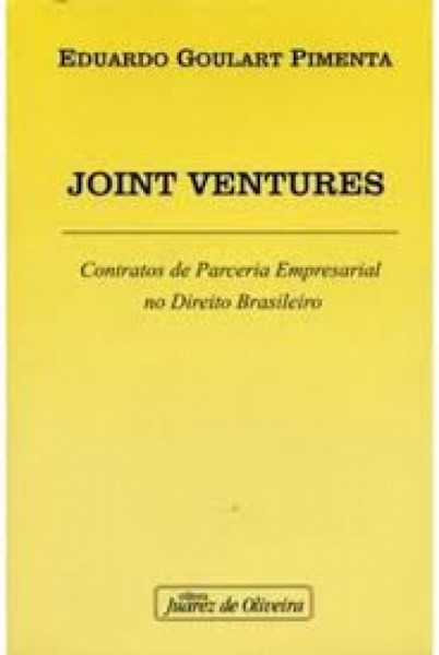 Capa de Joint Ventures - 