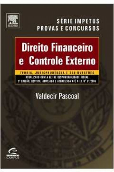 Capa de Direito Financeiro e Controle Externo - 