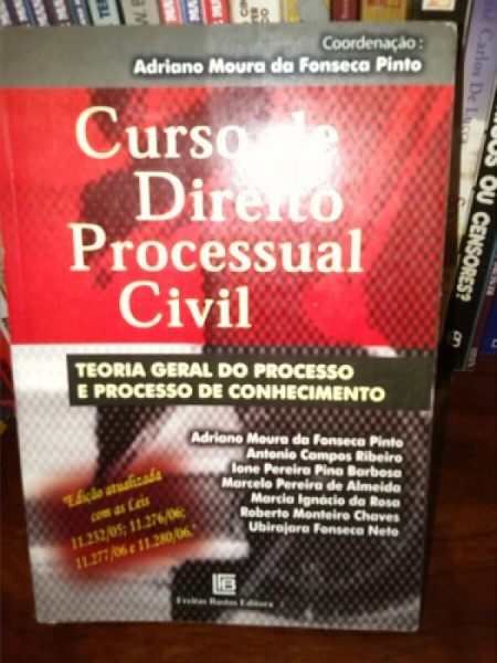 Capa de Curso de Direito Processual Civil - 