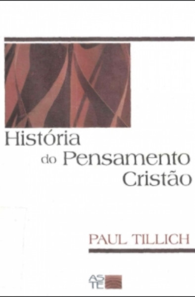 Capa de História do Pensamento Cristão - Tillich Paul