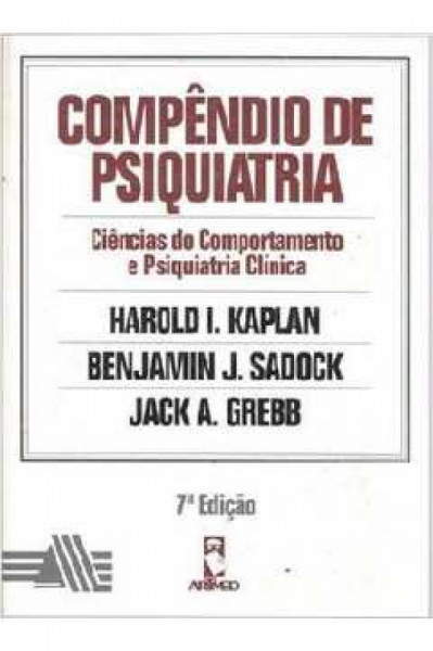 Capa de Compêndio de psiquiatria - Kaplan. Sadock. Grebb