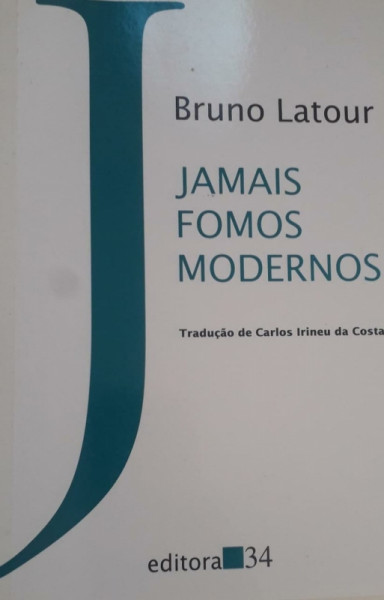 Capa de Jamais fomos modernos - Bruno Latour