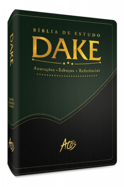 Capa de Bíblia De Estudo Dake - FINIS J. DAKE