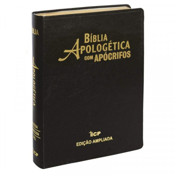 Capa de Bíblia Apologética Estudo Almeida Fiel - 