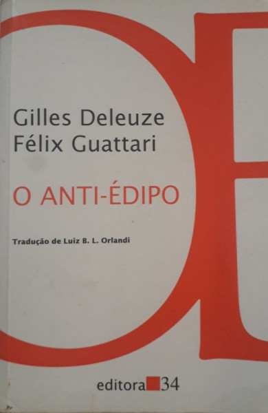 Capa de O anti-édipo - Gilles Deleuze; Félix Guattari