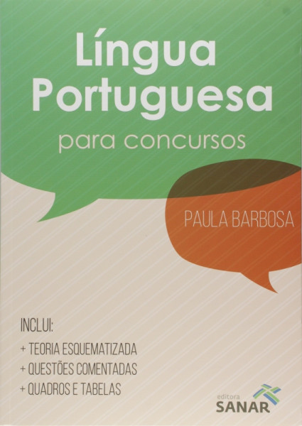 Capa de Língua Portuguesa para Concursos - Paula Barbosa