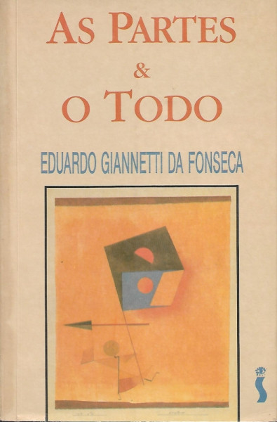 Capa de As partes e o todo - Eduardo Giannetti da Fonseca