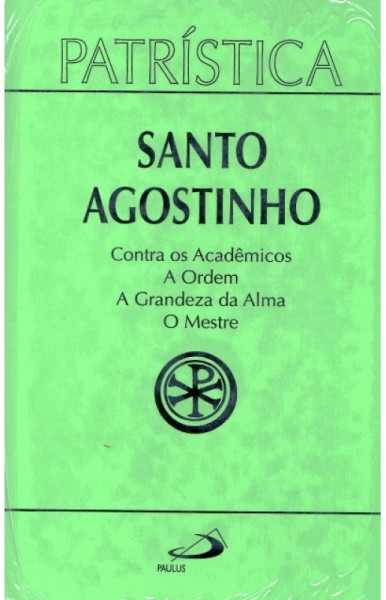 Capa de Patrística Santo Agostinho 24 - Santo Agostinho