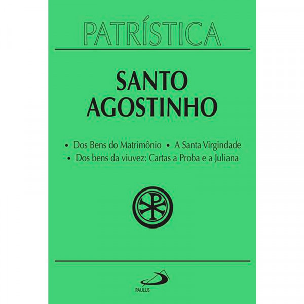 Capa de Patrística Santo Agostinho 16 - Santo Agostinho