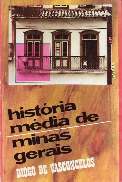 Capa de História média de Minas Gerais - Diogo de Vasconcelos