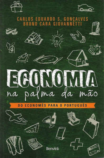 Capa de Economia na palma da mão - Carlos Eduardo S. Gonçalves, Bruno Cara Giovannetti
