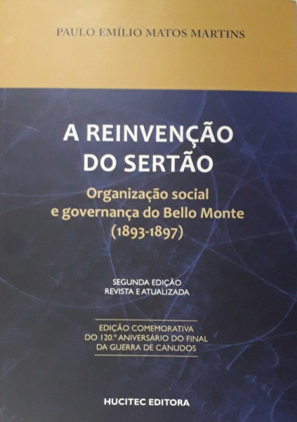 Capa de A reinvenção do sertão - Paulo Emílio Matos Martins