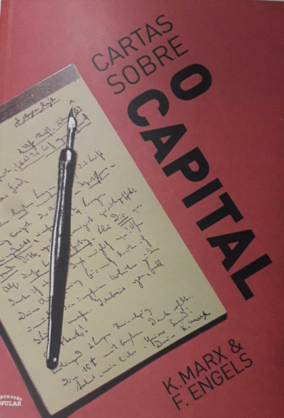 Capa de Cartas sobre o capital - Karl Marx; Friedrich Engels