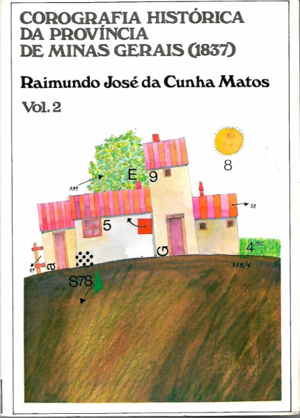 Capa de Corografia histórica da Província de Minas Gerais (1837) - Volume 2 - Raimundo José da Cunha Matos