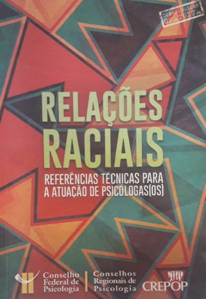 Capa de Relações raciais - Conselho Federal de Psicologia