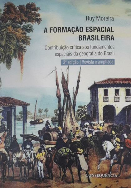 Capa de A formação espacial brasileira - Ruy Moreira