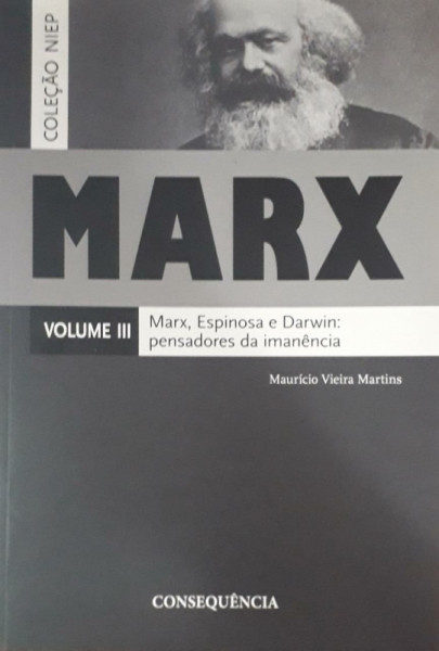 Capa de Marx, Espinosa e Darwin - Maurício Vieira Martins