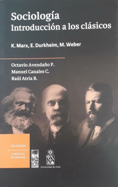 Capa de Sociología - Octavio Avendanõ P.; Manuel Canales C.; Raúl Atria B.