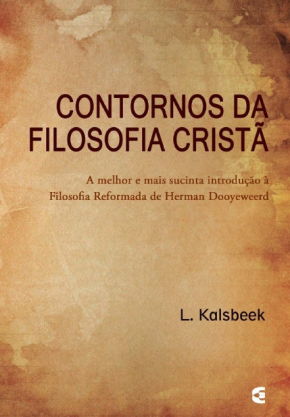 Capa de Contornos da filosofia cristã - L. Kalsbeek
