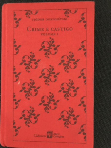 Capa de Crime e Castigo - v. 1 - Fiódor M. Dostoiéviski