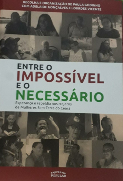 Capa de Entre o impossível e o necessário - Paula Godinho; Adelaide Gonçalves; Lourdes Vicente (org.)