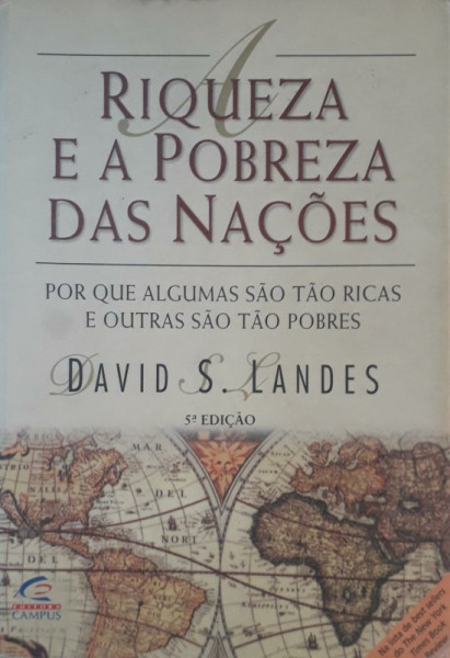 Capa de Riqueza e a pobreza das nações - David S. Landes