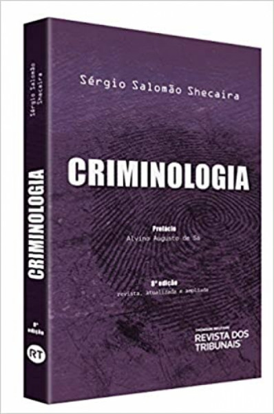 Capa de Criminologia - Sérgio Salomão Schecaira