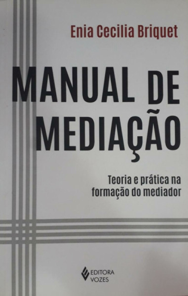 Capa de Manual de mediação - Enia Cecilia Briquet