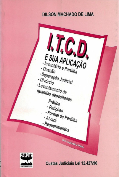 Capa de ITCD - Dilson Machado de Lima