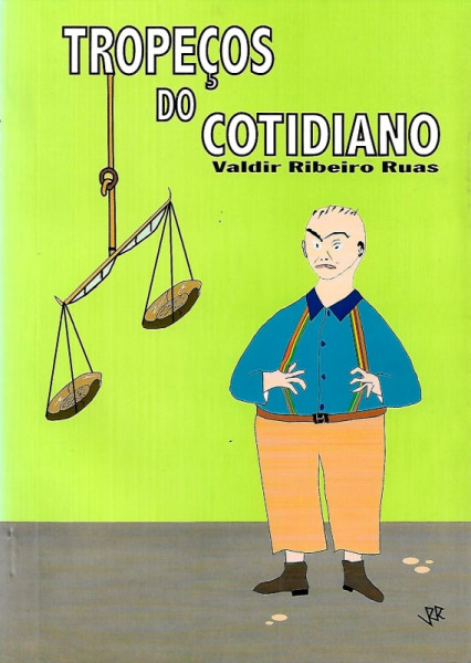 Capa de Tropeços do cotidiano - Valdir Ribeiro Ruas