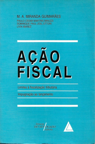 Capa de Ação fiscal - M. A. Miranda Guimarães