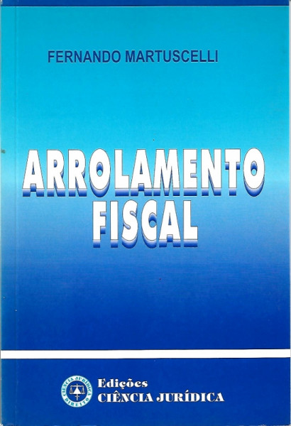 Capa de Arrolamento fiscal - Fernando Martuscelli