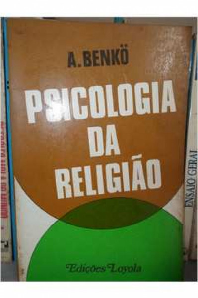 Capa de Psicologia da Religião - A. Benkö