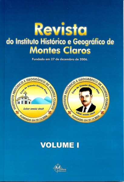 Capa de Revista do Instituto Histórico e Geográfico de Montes Claros - Volume I - Instituto Histórico e Geográfico de Montes Claros