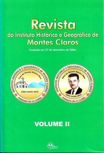Capa de Revista do Instituto Histórico e Geográfico de Montes Claros - Volume II - Instituto Histórico e Geográfico de Montes Claros