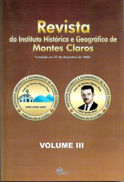 Capa de Revista do Instituto Histórico e Geográfico de Montes Claros - Volume III - Instituto Histórico e Geográfico de Montes Claros