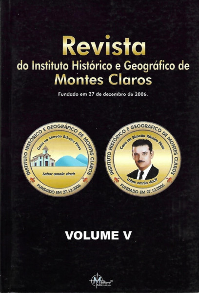 Capa de Revista do Instituto Histórico e Geográfico de Montes Claros - Volume V - Instituto Histórico e Geográfico de Montes Claros