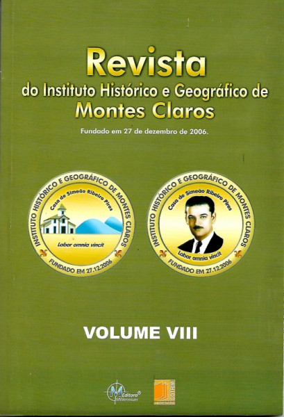 Capa de Revista do Instituto Histórico e Geográfico de Montes Claros - Volume VIII - Instituto Histórico e Geográfico de Montes Claros