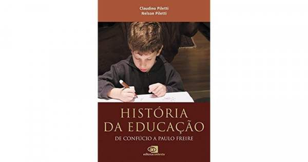 Capa de História da educação - Claudino Piletti; Nelson Piletti