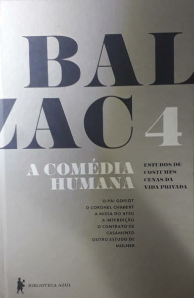 Capa de A comédia humana - Honoré de Balzac