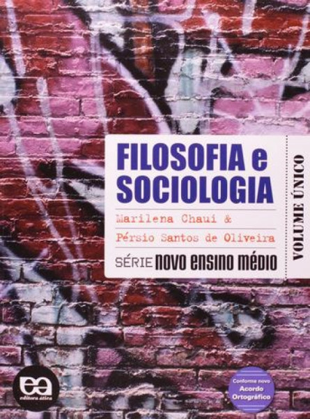 Capa de Filosofia e socialismo volume único - Marilena Chaui; Pérsio Santos de Oliveira